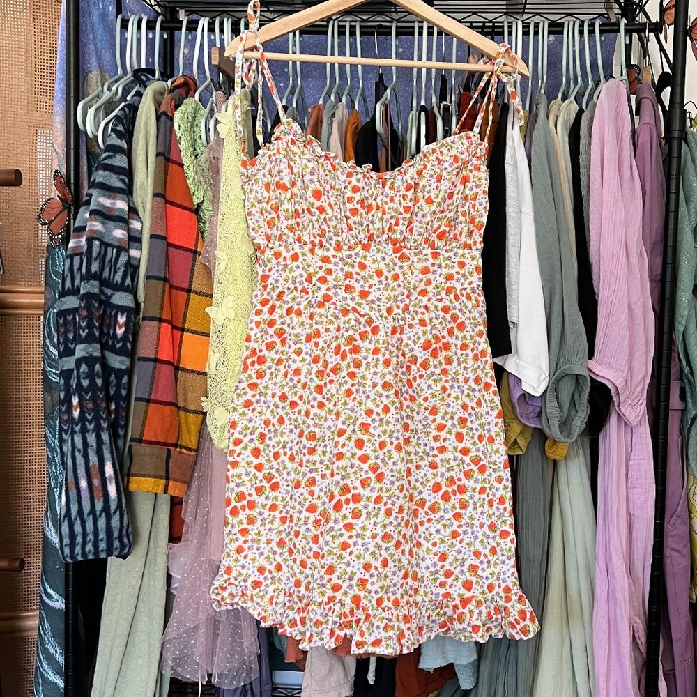 Aerie – Strawberry Print Dress